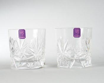 Edinburgh Crystal Dewar Whiskey Glasses
