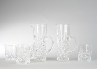 Crystal Whiskey Tumblers & Pitchers
