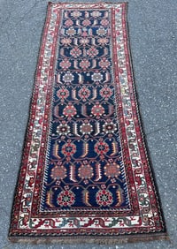 Semi-Antique Kurdish Tribal Runner