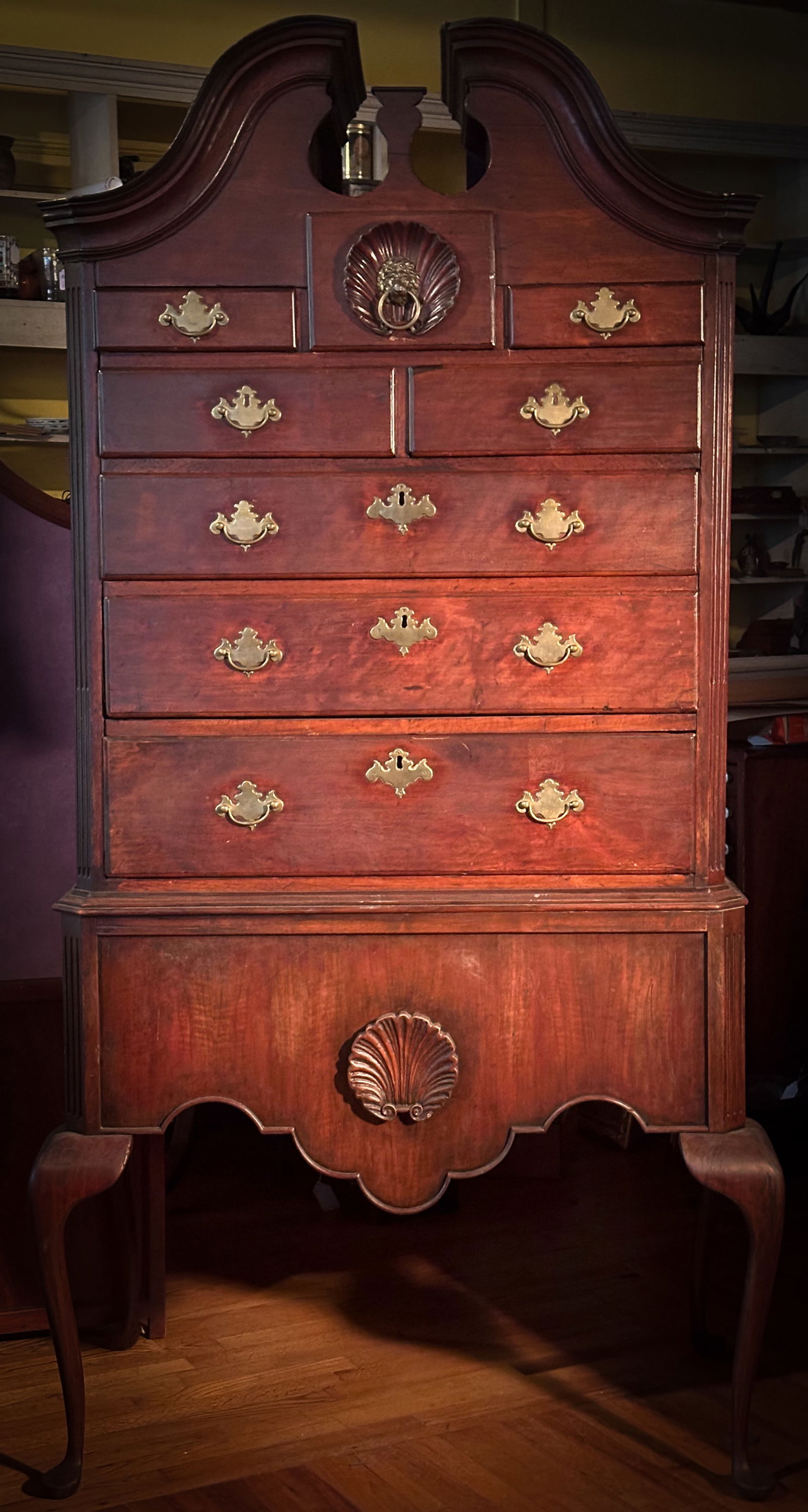 18th C. Married High Boy (1 of 8)