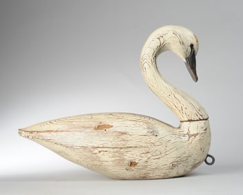 Swan Decoy Signed T.J. Hooker, T.J.'s Rig