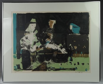 Jose Garcia Ortega (Spain, 1921-1990) Lithograph