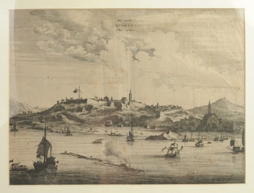 Antique Engraving, Joan Nieuhof, China