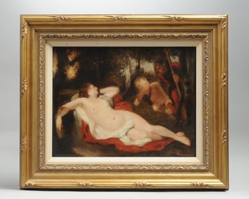 19th C. Oil Painting after Sir Joshua Reynolds
