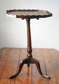 18th C. English Mixed Woods Candlestand