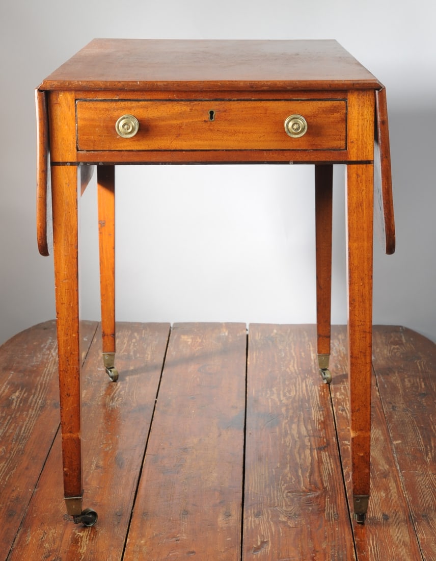 Late 19th C. Cherry Pembroke Table (1 of 9)