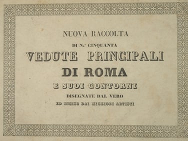 Folio of Italian Architectural Engravings