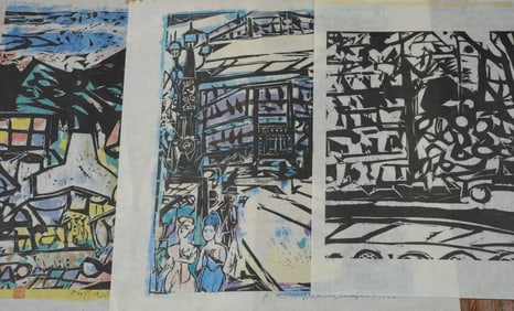 Three Shiko Munkata Prints