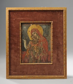 Greek Orthodox Icon, Virgin Eleousa