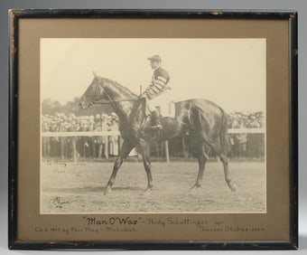 Antique Signed Photo, Man O' War