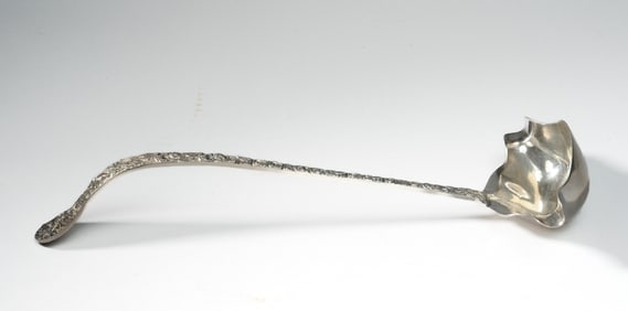 Sterling Silver Baltimore Rose Serving Ladle