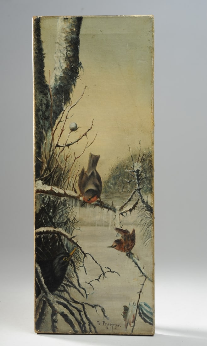 1908 Oil Painting by R. Pearson (1 of 6)