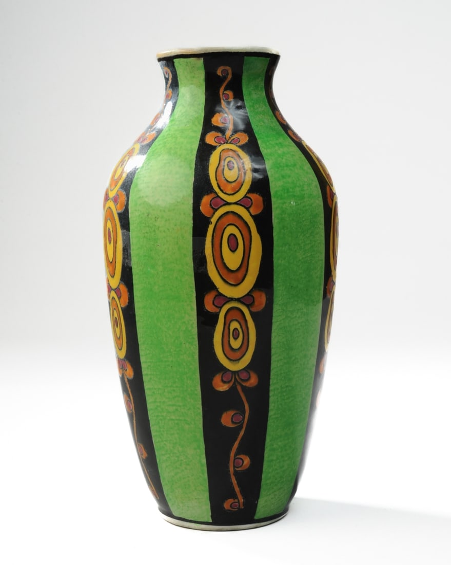 Art Deco Charles Catteau, Boch Freres Vase (1 of 6)