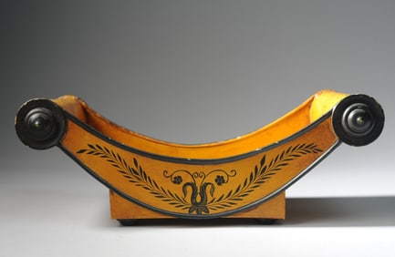 French Tole Cheese Wheel Cradle
