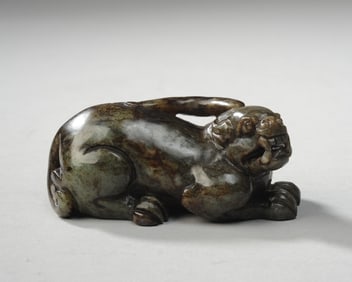 Chinese Carved Jade Mythical Beast