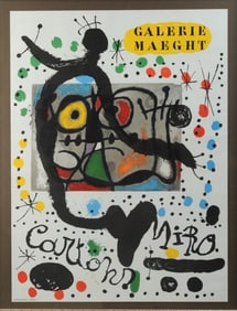 Joan Miro Original Lithograph Exhibition Poster