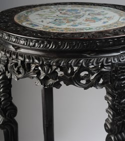 19th C. Chinese Porcelain Top Table