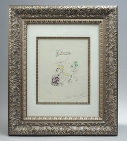 Marc Chagall (1887-1985) Signed Lithograph