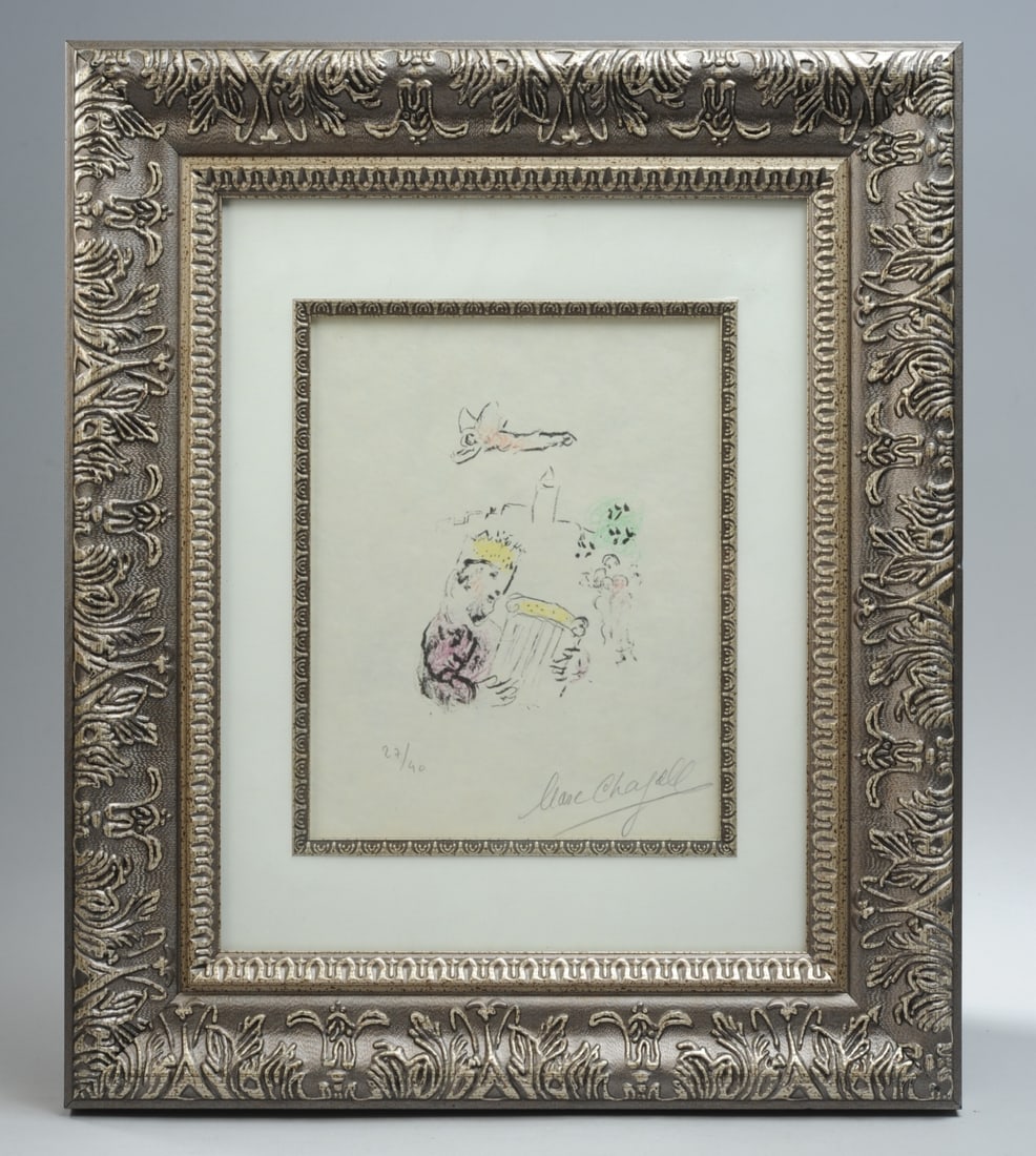 Marc Chagall (1887-1985) Signed Lithograph (1 of 4)