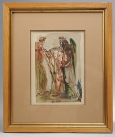 Salvador Dali Divine Comedy Engraving