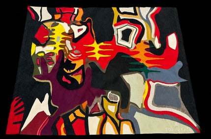 Souleymane Keita (1947-2014, Senegal) Tapestry