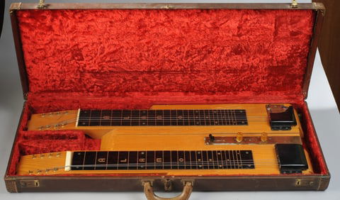 1950s Alamo Double Neck 8-String Lap Steel Guitar