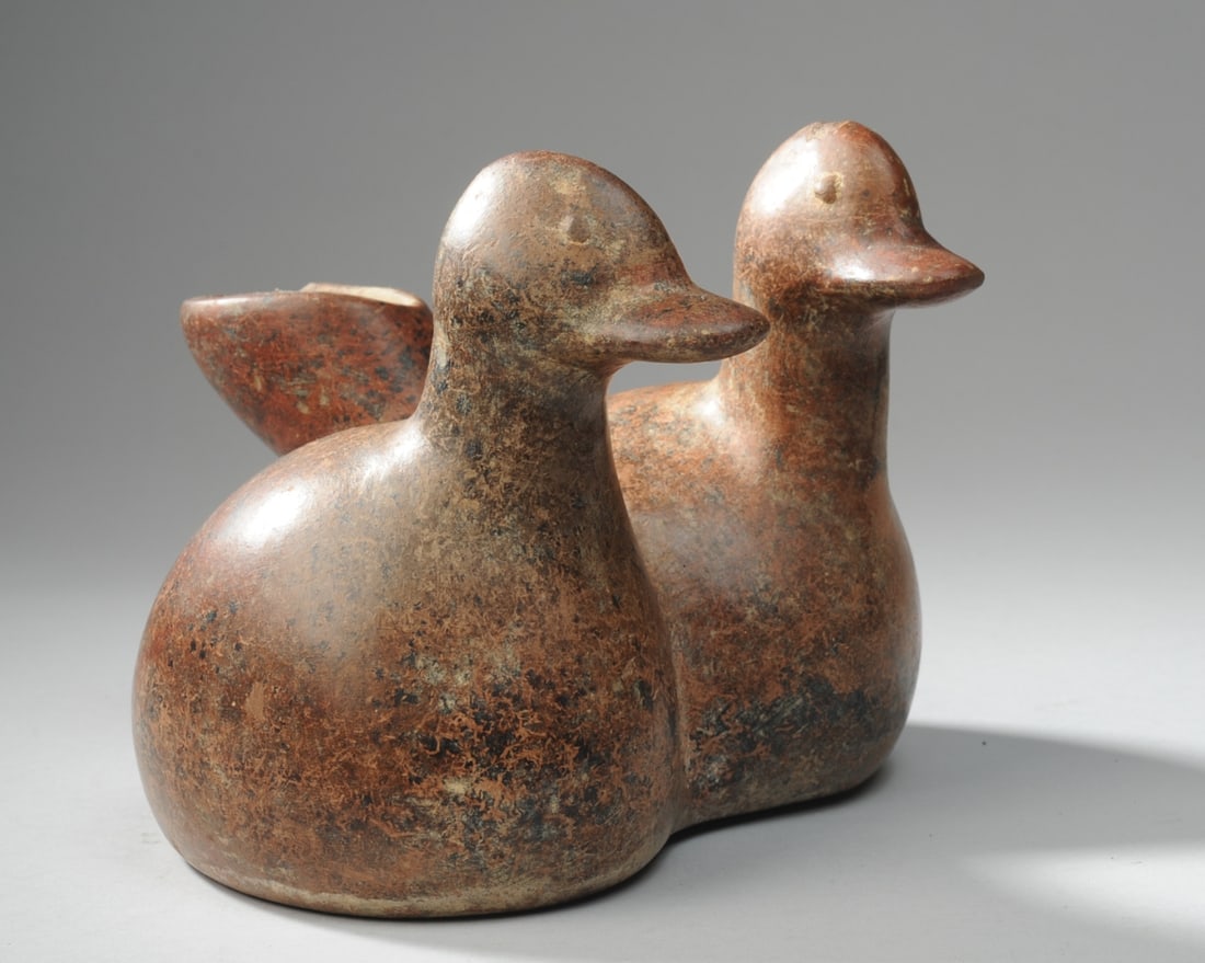 Colima Conjoined Ducks Vessel w/ Provenance (1 of 6)