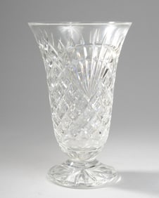 Waterford Cut Crystal Footed Vase