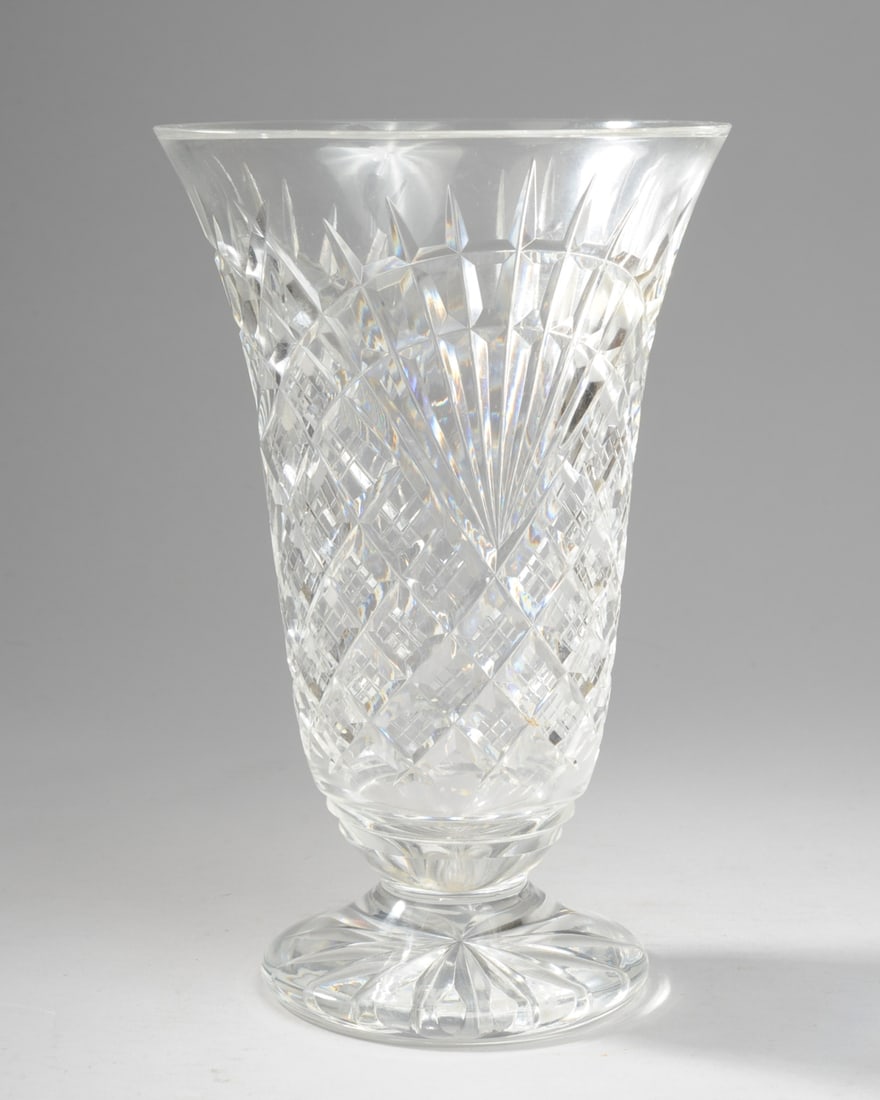 Waterford Cut Crystal Footed Vase (1 of 4)