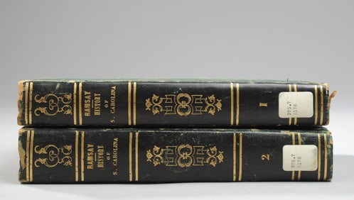 Rare 1809 Ramsay History of South-Carolina, 2 vol