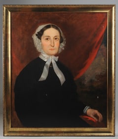 19th C. American (Virginia) Portrait of a Lady