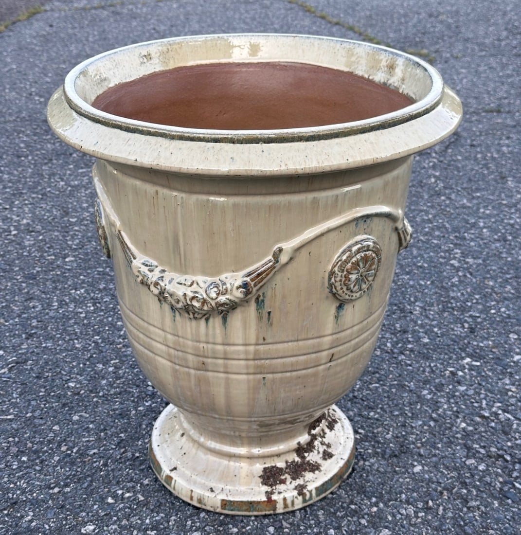 Glazed Ceramic Anduze Style Garden Urn (1 of 7)