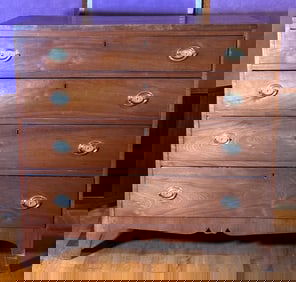 Early 19th C. Mid Atlantic Chest of Drawers