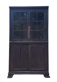 Antique Glass Front Cabinet