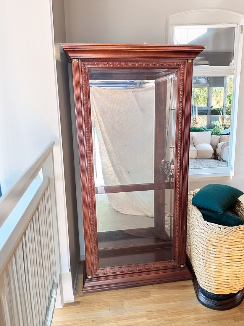 Large Glass Display Cabinet (1 of 6)