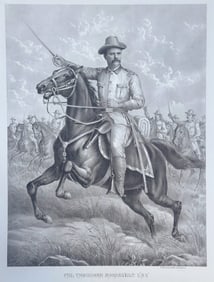 Theodore Roosevelt Lithograph
