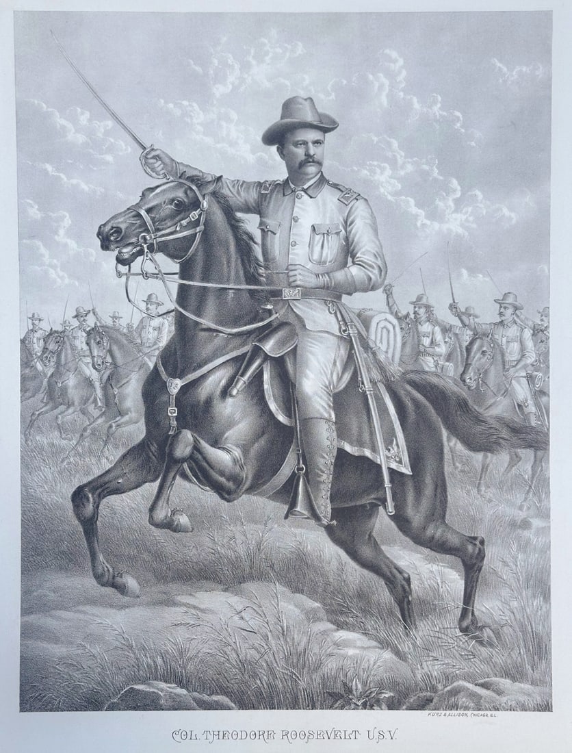 Theodore Roosevelt Lithograph (1 of 4)