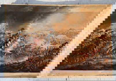 19th C. Hand Colored Engraving After William Heath