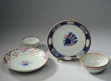 Four Pcs. 18th C. Chinese Export Porcelain