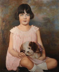 Albert Salzbrenner (1865 - 1939) portrait of