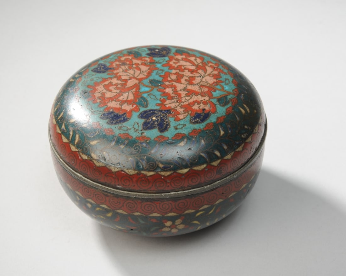 Antique Japanese Cloisonne Box (1 of 5)