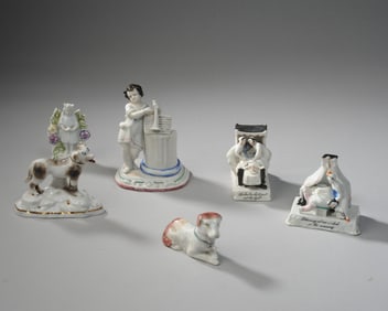 19th C. Porcelain Figures, Fairings Lot