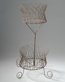 Victorian Wirework Plant Stand