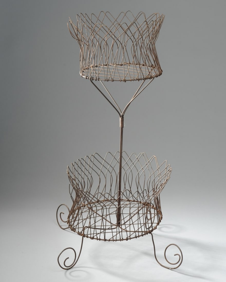Victorian Wirework Plant Stand (1 of 4)