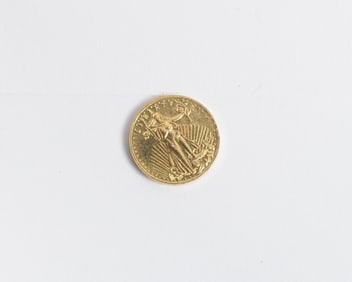 1908 20-Dollar Saint Gaudens Gold Coin