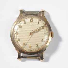 Vintage 10K Gold Hamilton Wrist Watch