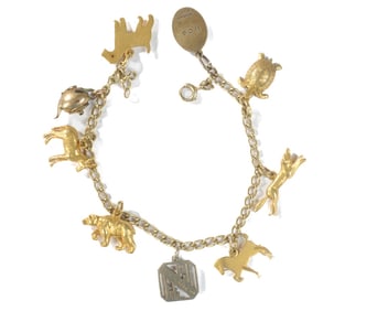 Bracelet with Gold and Non-Gold Charms
