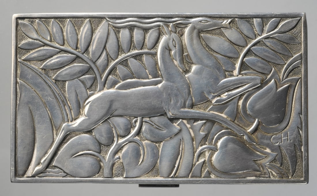 Art Deco Sterling Silver Cigarette Case (1 of 4)