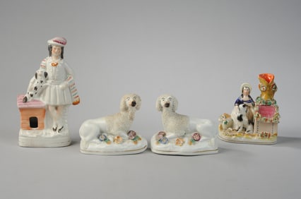 Antique Staffordshire Mixed Lot