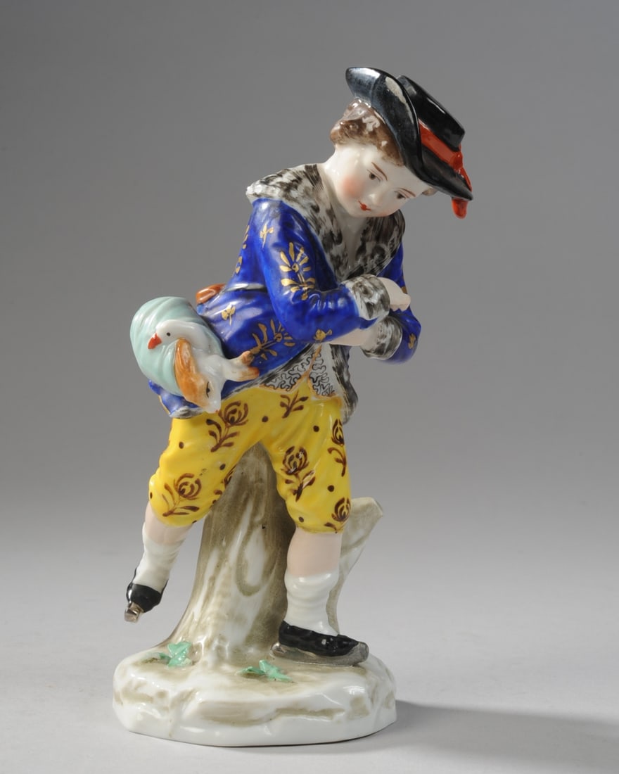 19th C. Samson Porcelain Figure of a Young Man (1 of 6)